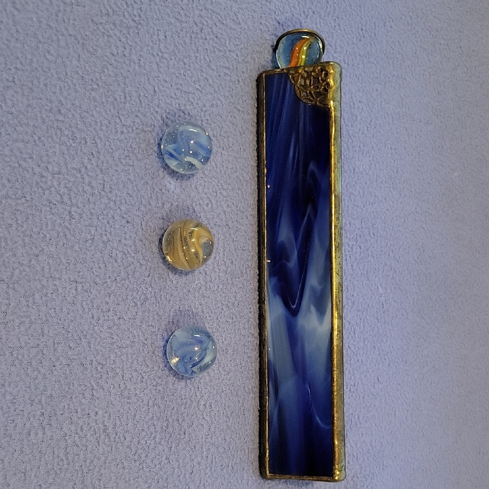 Elegant Blue and Gold Vintage Kaleidoscope